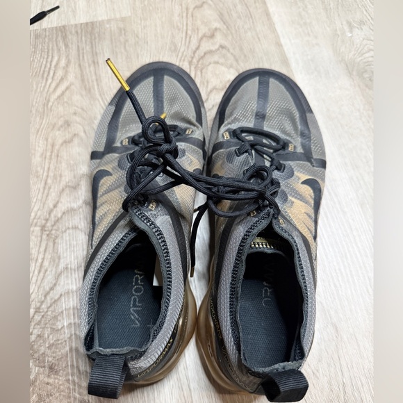 Nike VaporMax Shoes in Black and Gold
